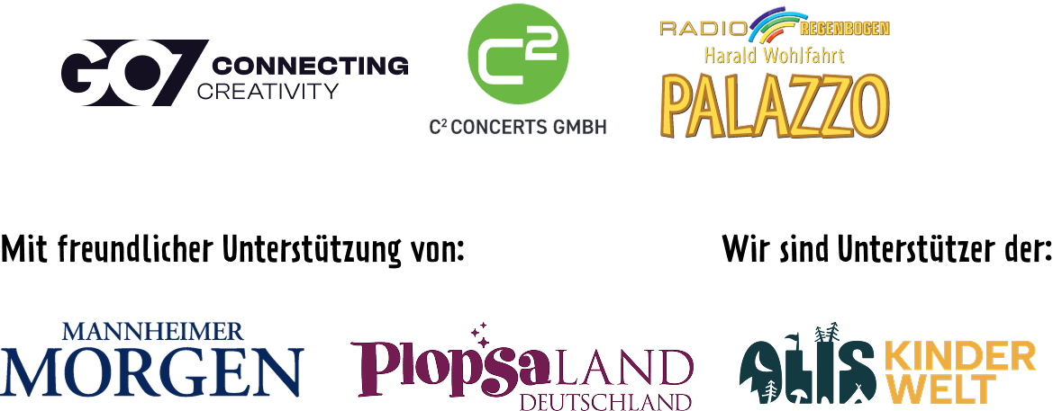 Partner und Unterstützer von Kindermusical Mannheim
